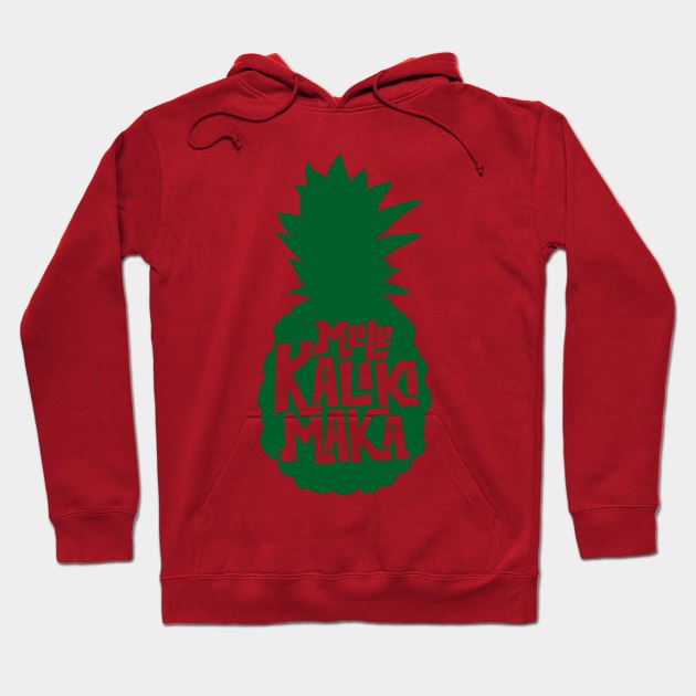 Mele Kalikimaka Hoodie by J31Designs